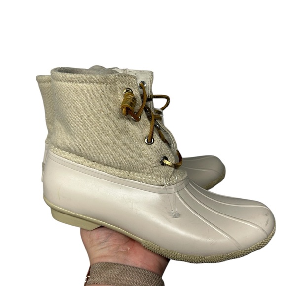 Sperry Women’s 8 Beige Wool Duck Boots - Picture 2 of 8